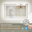 Miroir de salle de bain mural Aolaith-1307634801