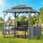 8 Ft. W X 6 Ft. D Aluminum Grill Gazebo