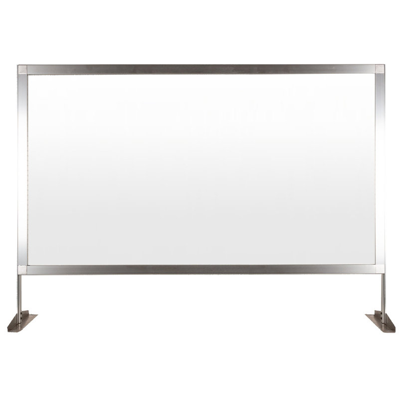 Écran de comptoir Medipanel, H 32,5 po x l 46 po x P 12 po, Givré