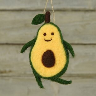 Avocado Hanging Figurine Ornament (Set of 3)