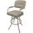 Mélange de polyester brun clair / cadre beige