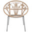 Fauteuil d'appoint en rotin Carlson