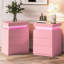 Nightstand with Charging Station and LED Lights,Night Stand with Sliding Top,Bedside Table with Drawers,Modern End Side Table for Bedroom-452164979
