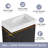 Deveon 24 " W Wall Mounted Wall Mounted 1 Single Vanity Bathroom Vanity With Resin Top-1211322147