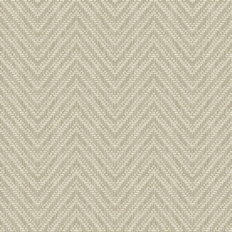Glynn Light Grey Chevron Wallpaper, Neutral
