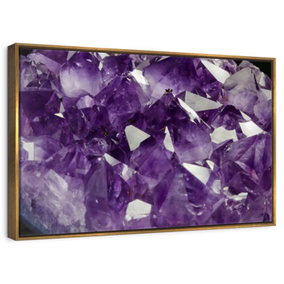 Cristal améthyste mauve