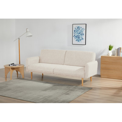 Resten Fabric Click-Clark 3-Seater Sofa Bed