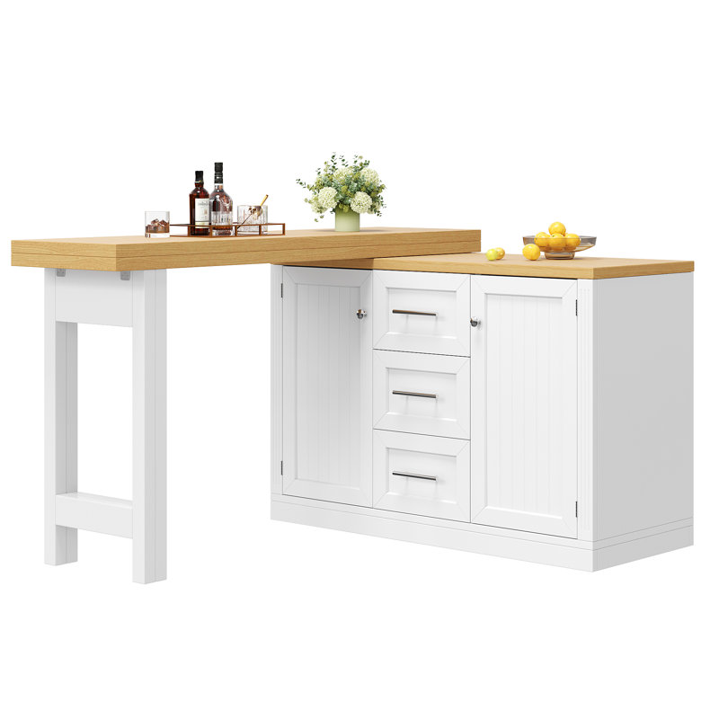 Kitchen Island, White