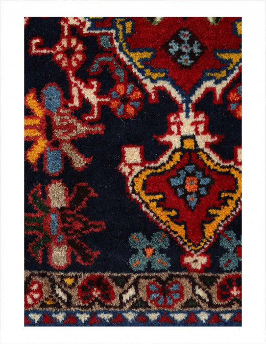 One-of-a-Kind 1'9'' X 2'8'' Area Rug in Navy Blue