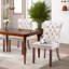 Chaises de salle à manger capitonnées en velours à oreilles-880669730-880669741