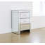 Hector 47cm W Manufactured Wood Bedside Table