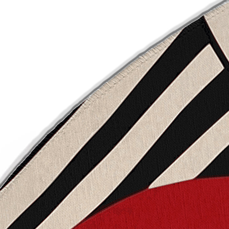Eternal Fire Indoor And Outdoor Area Rug, Round 5'
