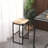 Hammed Leather Backless Side Chair-555350886