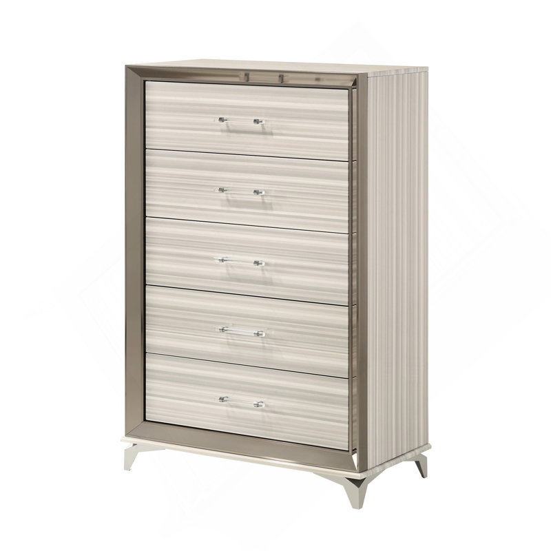 Commode étoile blanche