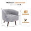 Fauteuil de salon 28 po avec accoudoirs rembourrés 28 po-1891555668-1894569750