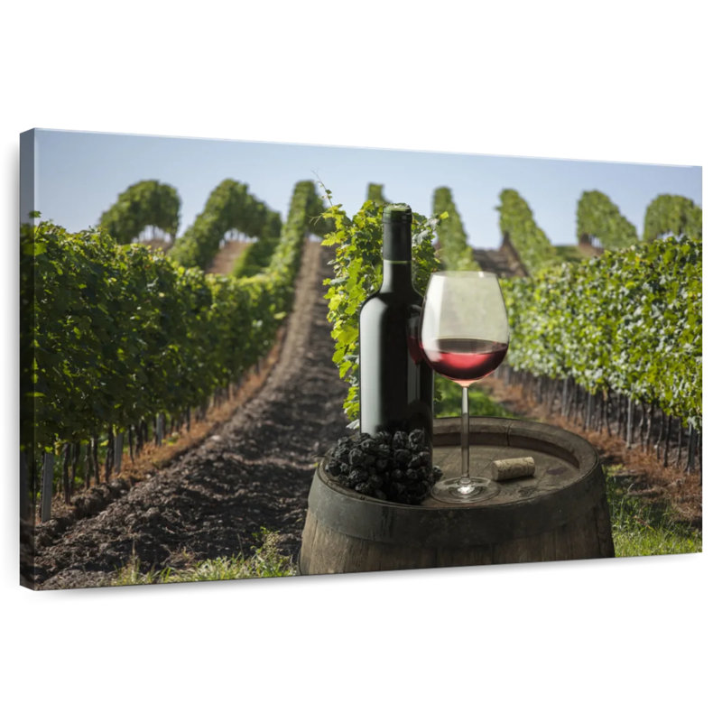 Yarlin Vineyard Wine Tasting, 32" H x 48" W