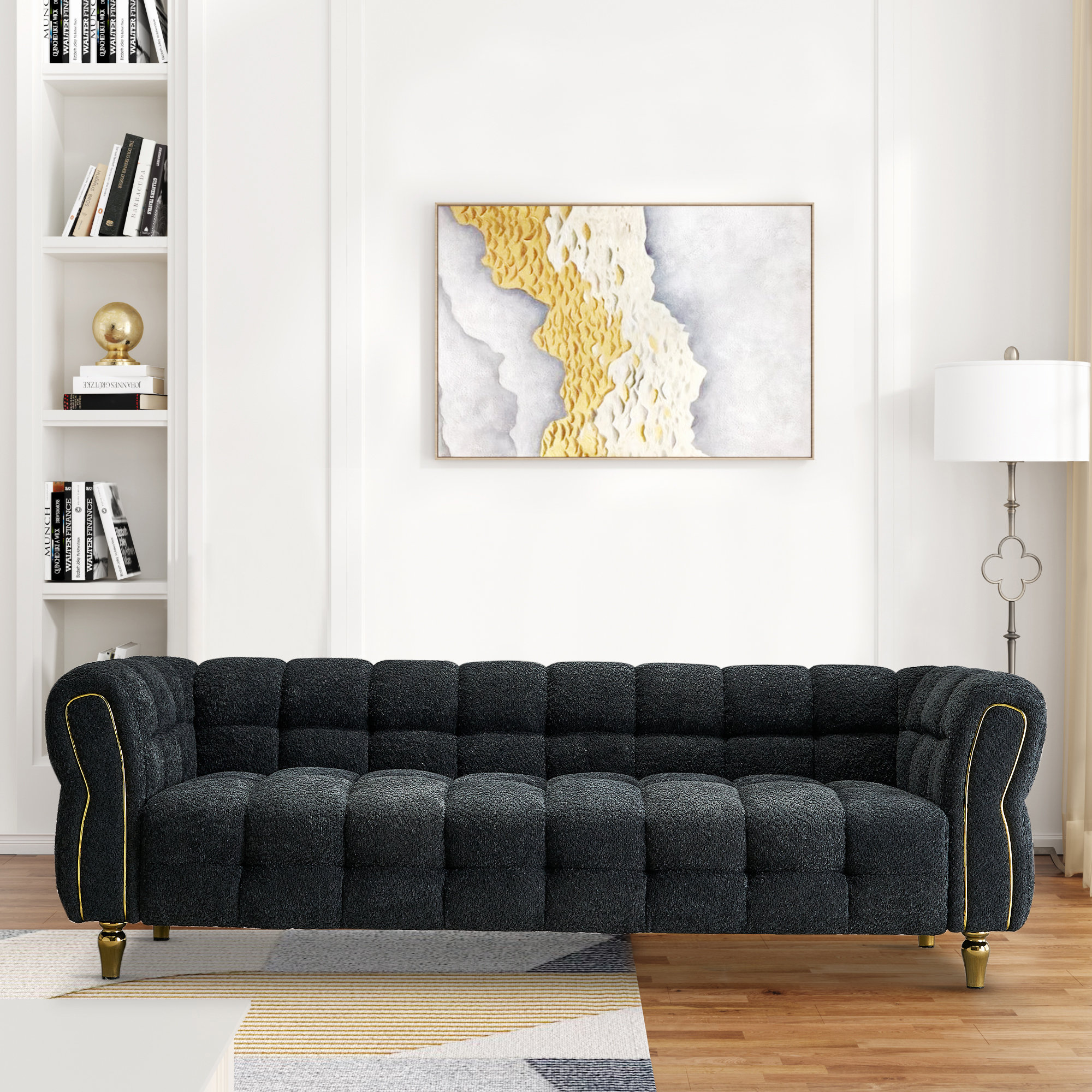 Mercer41 Chesterman 87.01'' Flared Arm Upholstered Sofa & Reviews | Wayfair