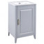 Meuble-lavabo de 20,3 po avec lavabo, tiroir fonctionnel, tablette de porte, porte à fermeture en douceur-445932101