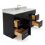 Ensemble de meuble-lavabo simple 61 po avec miroir Partham-70315859