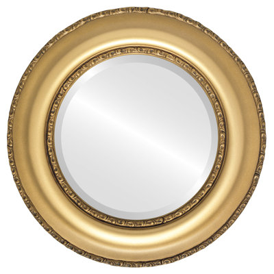 Schillinger Wood Flat Wall Mirror