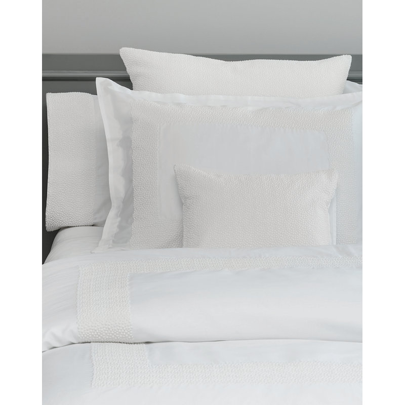 Pearls_Duvet Cover, Queen Duvet Cover, White