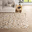 Tali Checkered Handmade Flatweave Area Rug in Brown/Beige-796729425