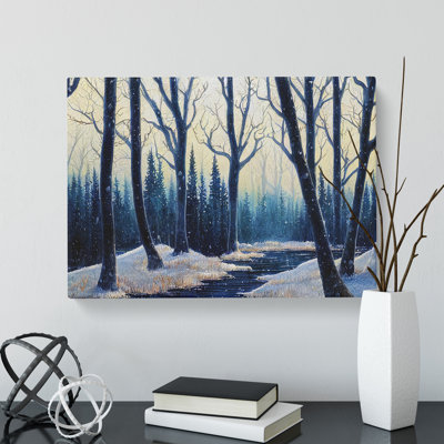 Watercolour Winter Forest Vol.1 - Wrapped Canvas