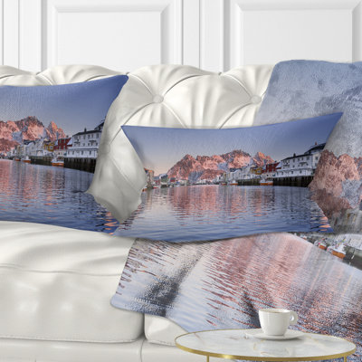 Coussin Schafer Henningsvaer sur les Lofoten, Norvège