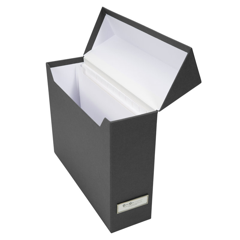 Lovisa File Box, Dark Gray