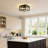 9In Square Flush Mount Ceiling Lighting Fixture