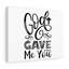 God Gave Me You - Wrapped Canvas Print-1236331188