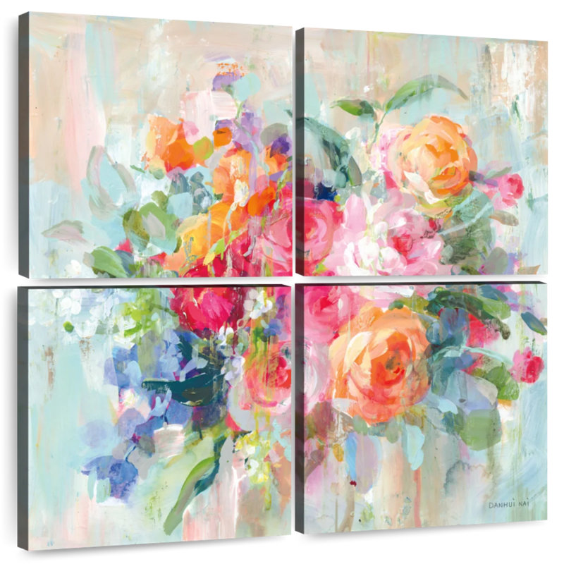 Harnek A Sun Drenched Bouquet, 57" H x 57" W