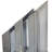 Crystal Pyramid Geometric Decorative Silver Bookends Set-1027079090