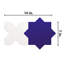 Argile Star with Cross 7 In. X 14 In. Porcelain Floor And Wall Tile Kit-673476275