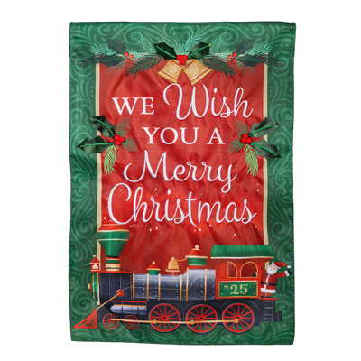 Drapeau de jardin North Pole Express