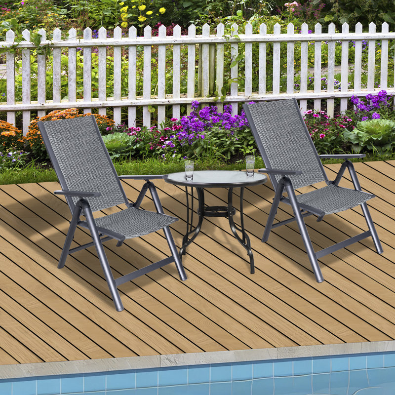 Chaise de jardin pliante Eyan