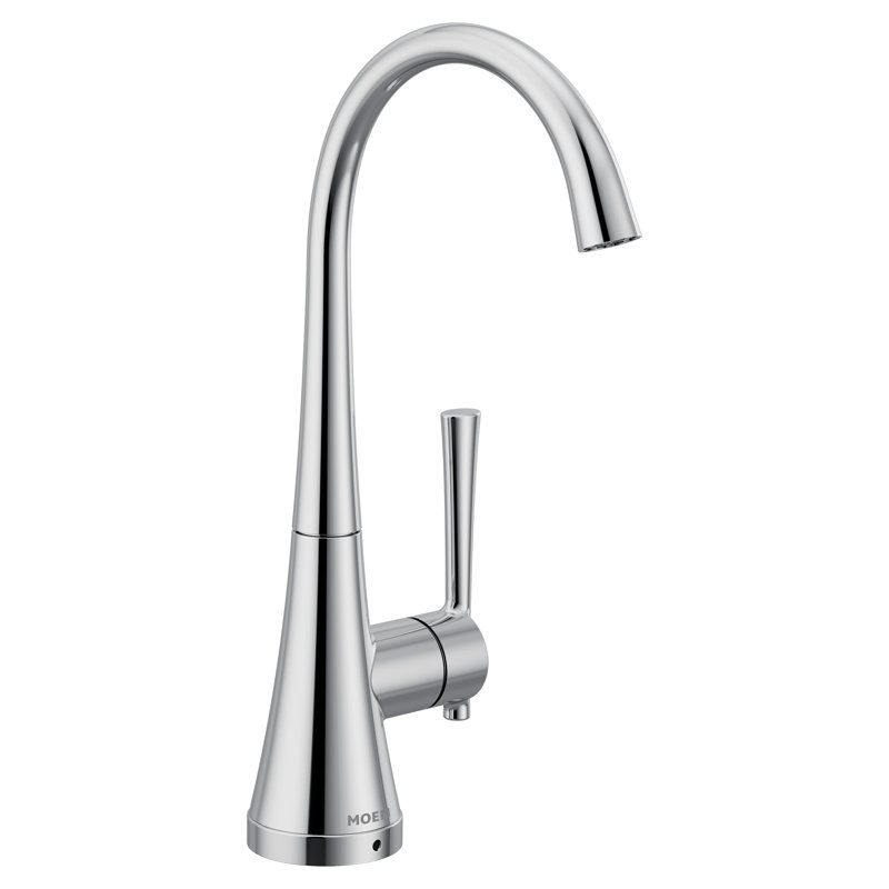 Kuv Single Handle Kitchen Faucet with Accessories, Chrome