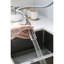 Robinet de cuisine en nickel brossé avec bec rétractable - Acier inoxydable, buse pivotante à 360 ° pour un débit d'eau uniforme, contrôle de la température et du débit à une seule poignée, surface de corrosion rétractable rotative optimale-1815107564
