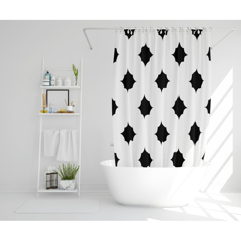 Wigan Polyester Shower Curtain Set, 168cm H x 168cm W