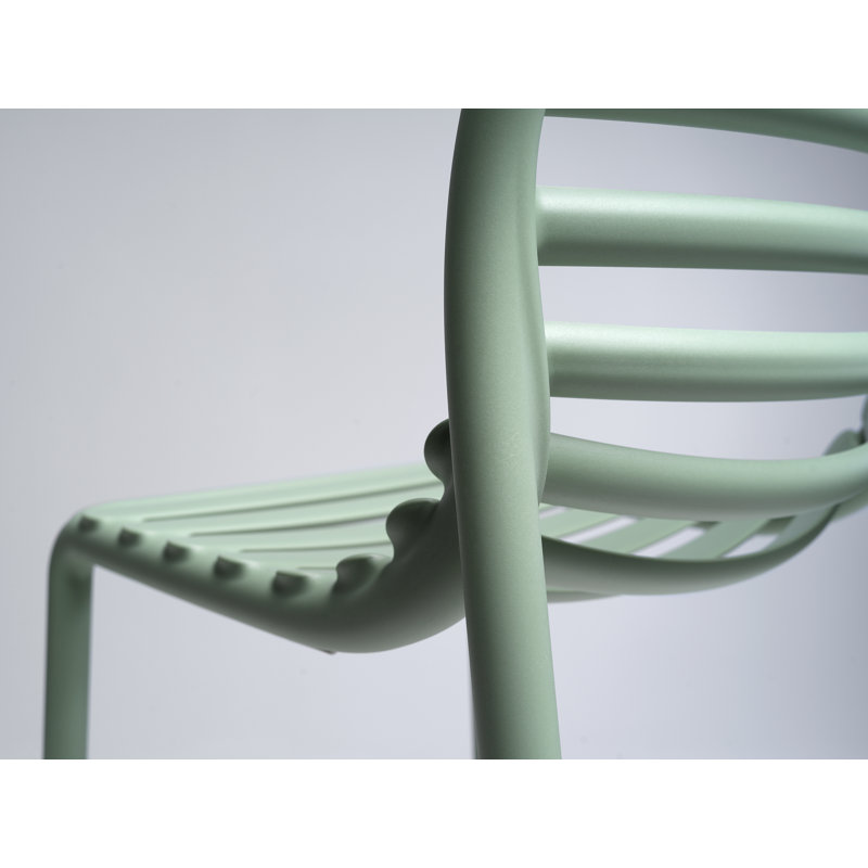 Doga Outdoor Dining Side Chair, Mint