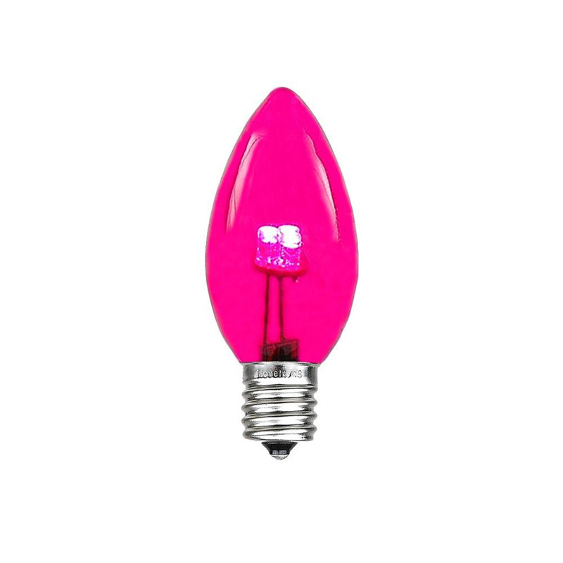 Ampoule led en verre del c7, Rose