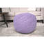 Pouf tricoté en coton lavande séduction - ou coussin de sol capacité de poids de 200 lb