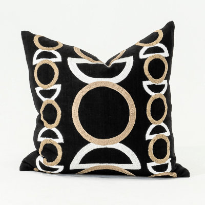 Coussin de salon Inter Gem brodé 55 x 55 cm