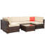 Tardun 6 Seater Rattan Corner Sofa Set