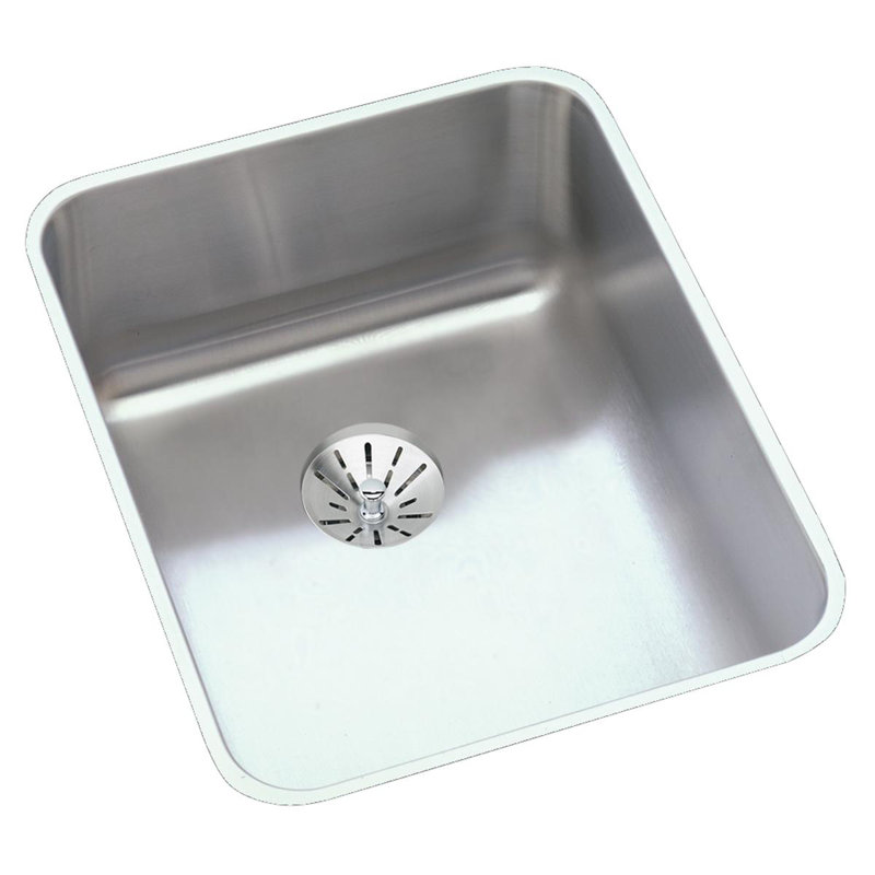 Évier de cuisine en acier inoxydable Elkay Lustertone L 21 po x l 17 po Elkay