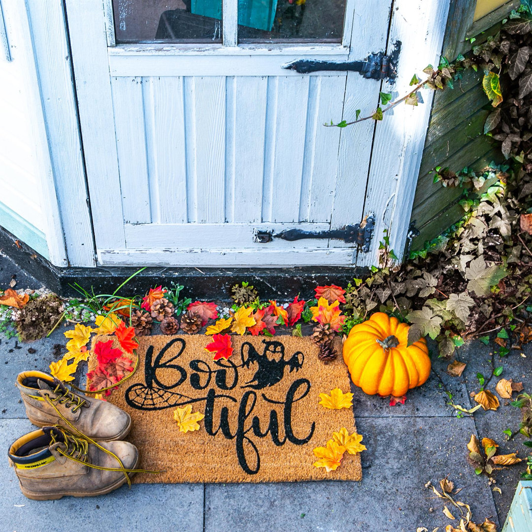 Nicola Spring - Halloween Coir Door Mat - 60 x 40cm - Bootiful