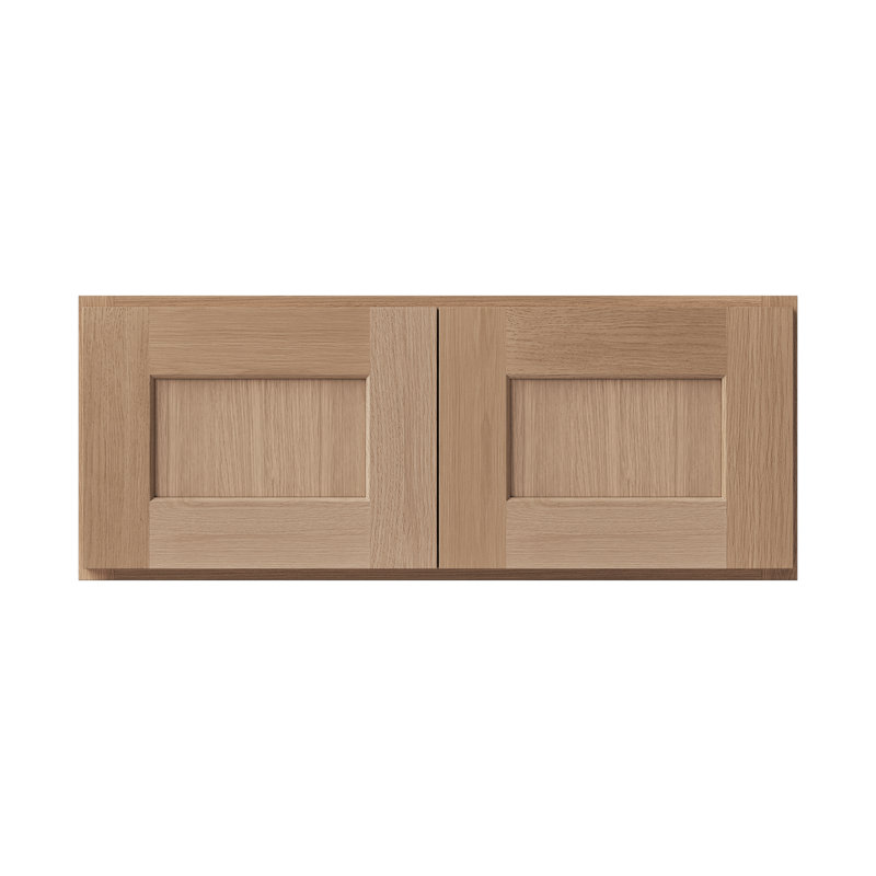 Armoire de cuisine en bois massif prête à assembler, H 12 po x l 30 po x P 12 po, Chêne Redondo