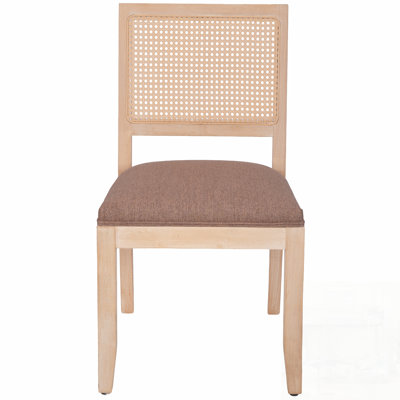 Ensemble de 2 chaises de salle à manger en rotin Farmhouse