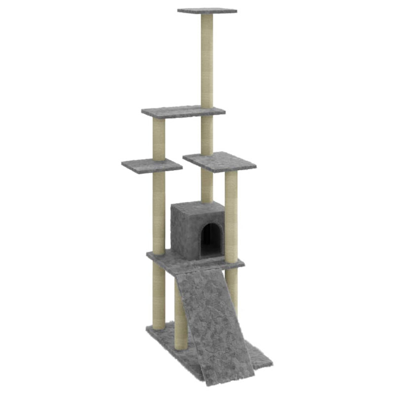 Ruislip 155cm H Cat Tree, Light Grey