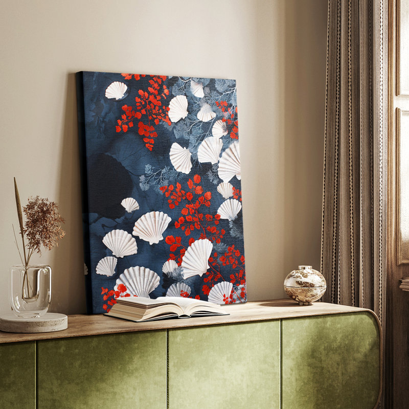 NAUTICAL Series CECVI - Toile tendue avec châssis de qualité supérieure - Prêt à être accroché, H 18 po x l 12 po